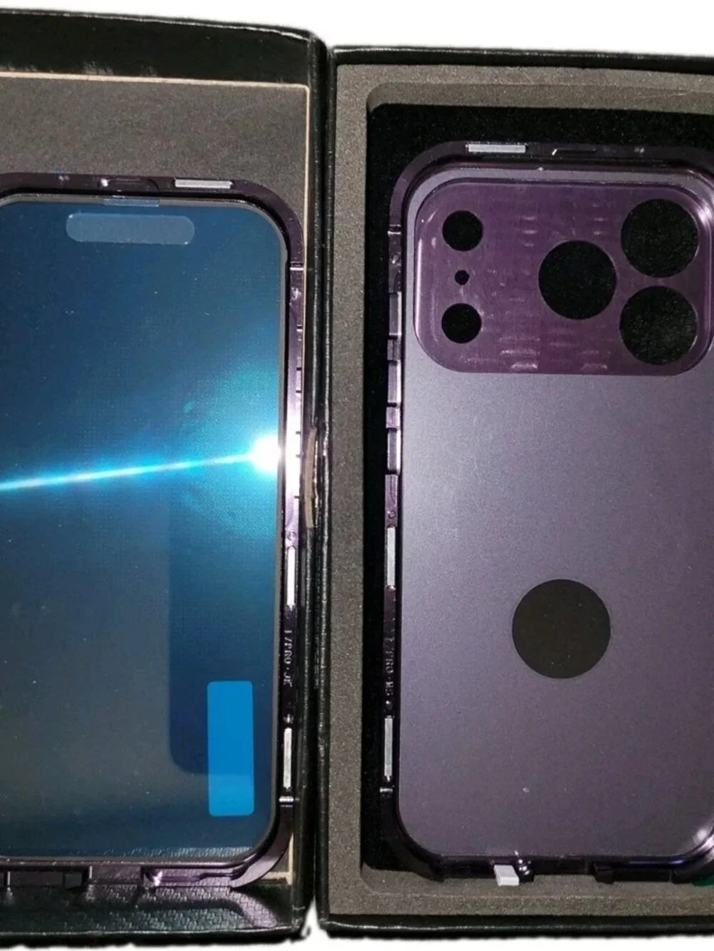 For iPhone 17 Pro Max, Stainless Steel Metal Frame Matte Finish Coating